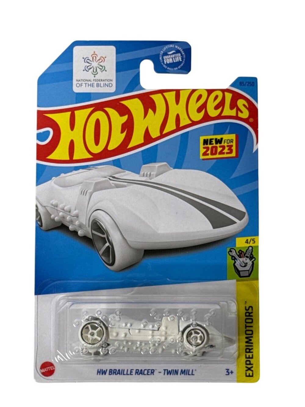 Hot Wheels Braille Racer Twin Mill Experimotors 2023 Diecast 4/5